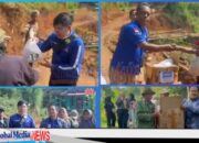 Bergerak Cepat, Demokrat KBB-Cimahi Bantu Warga Terdampak Longsor Naggerang