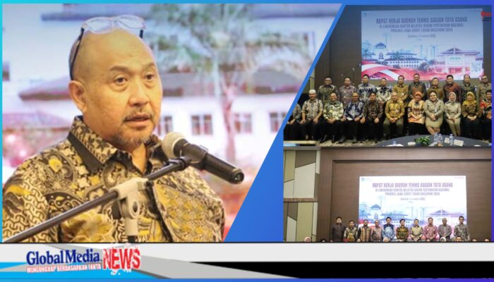 Perkuat Tata Kelola Administrasi, Kantor Pertanahan Cimahi Hadiri Rakerda BPN Jabar