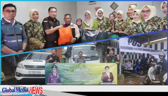 Di Tengah Duka Warga Pasirlangu, Kejati Jabar Salurkan Ratusan Bantuan di Posko Pengungsian
