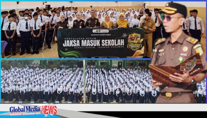 Kejari Cimahi Tanamkan Disiplin dan Kesadaran Hukum Lewat Program Jaksa Masuk Sekolah di SMPN 3 Cimahi