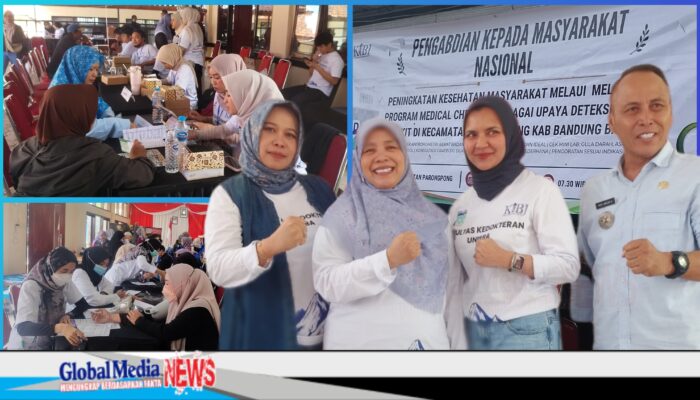 Ratusan Warga Parongpong Ikut Skrining Kesehatan Gratis Unisba