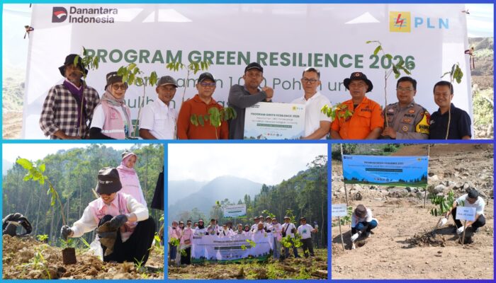 PLN Tanam 1.000 Pohon di Lembang, Perkuat Pemulihan Lingkungan dan Mitigasi Longsor di Bandung Barat
