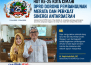 HUT KE-25 KOTA CIMAHI, DPRD DORONG PEMBANGUNAN MERATA DAN PERKUAT SINERGI ANTARDAERAH