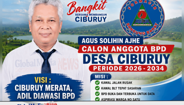Pemilihan Anggota BPD Desa Ciburuy 2026-2034 Mulai Bergulir, Agus Solihin Ajhe Kembali Maju dengan Visi “Ciburuy Merata, Adil Diawasi BPD”