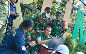 Tim UNHAN bersama Satgas 1 Citarum, Maping Sungai Citarum dengan Terbangkan Drone