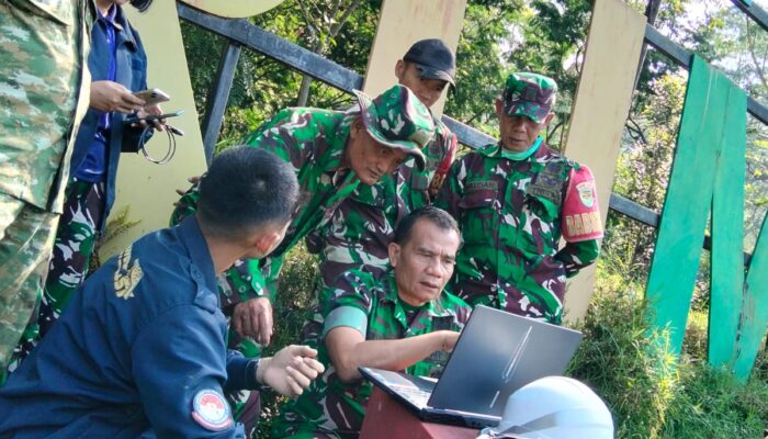 Tim UNHAN bersama Satgas 1 Citarum, Maping Sungai Citarum dengan Terbangkan Drone
