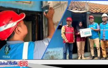 PLN UP3 Cimahi Berbagi Cahaya, Hadirkan Listrik Gratis bagi Warga Cimahi Selatan