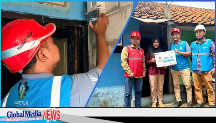 PLN UP3 Cimahi Berbagi Cahaya, Hadirkan Listrik Gratis bagi Warga Cimahi Selatan