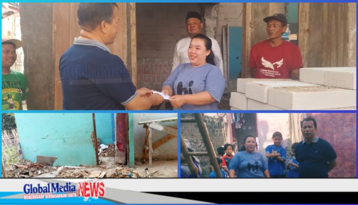 Partai Demokrat KBB Salurkan Bantuan untuk Korban Rumah Roboh di Cipatik, Imam Tunggaara: Partai Harus Dekat dengan Masyarakat