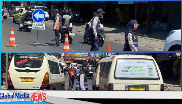 Dishub KBB Laksankan PAM Rutin di Terminal Lembang, Kawal Jalur Lintasan Gubernur Jabar