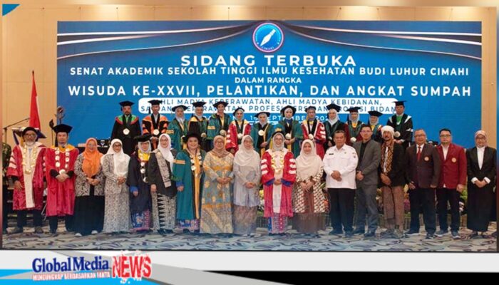 STIKes Budi Luhur Cimahi Wisuda 405 Lulusan, Dorong Alumni Berkiprah hingga Mancanegara