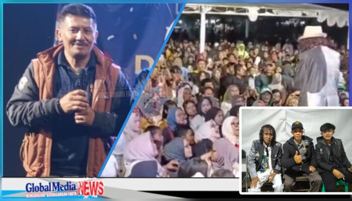 Puncak HUT RI ke-81 Desa Gudang Kahuripan Meriah, Abil dan Yayan Jatnika Hibur Warga