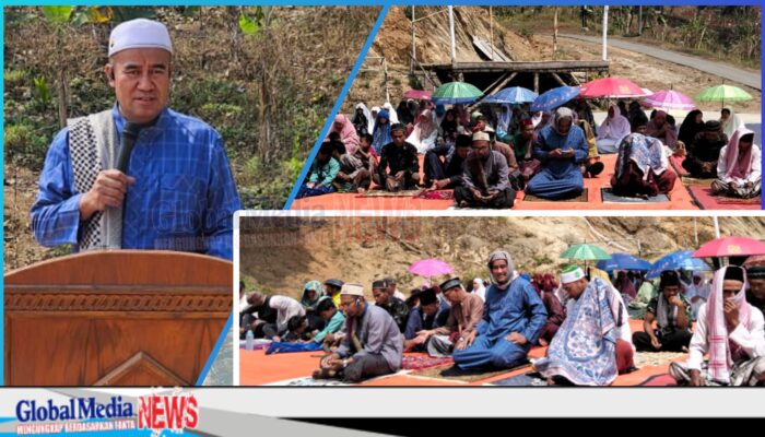 Hampir 7 Bulan Dilanda Kekeringan, Warga Gunung Masigit Bersama ABR Gelar Salat Istisqa