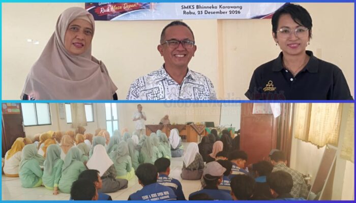 Siswa SMKS Bhinneka Karawang Belajar Langsung dari Praktisi, Sales Disebut Karier Tanpa Batas