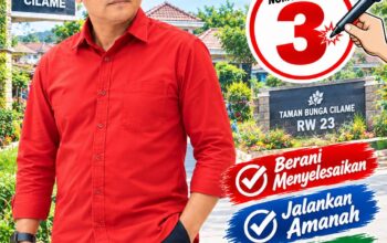 Sartono Kembali Maju sebagai Calon Ketua RW 23 Cilame, Usung Gagasan “RW 23 HEBAT”