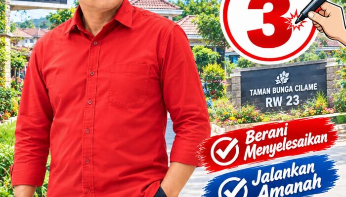 Sartono Kembali Maju sebagai Calon Ketua RW 23 Cilame, Usung Gagasan “RW 23 HEBAT”