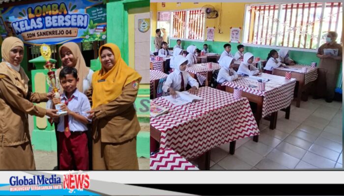 SDN Sanenrejo 04 Jember Gelar Lomba Kelas Bersih, Tumbuhkan Kepedulian dan Gotong Royong Siswa