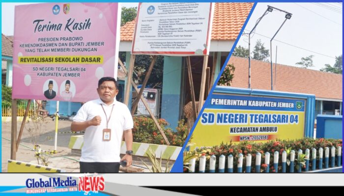 SDN Tegalsari 04 Jember Direvitalisasi, Kepala Sekolah Apresiasi Presiden Prabowo dan Bupati Gus Fawait